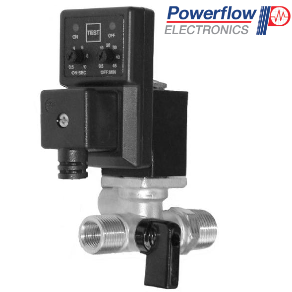 520-02 Automatic Drain Valve Time Controlled Model with Bypass